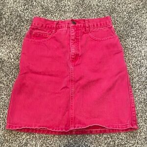 Vintage Georges Marciano for GUESS? Kids size 10 red denim skirt
